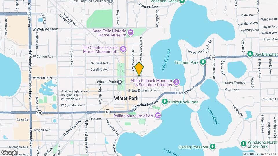 101 S Interlachen Ave Map and Location Details