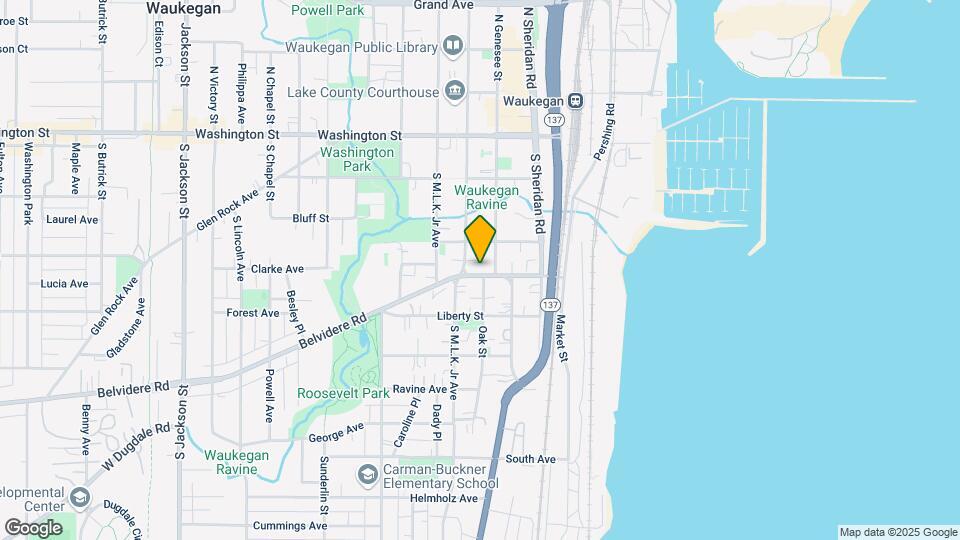 210 Belvidere Rd Map and Location Details
