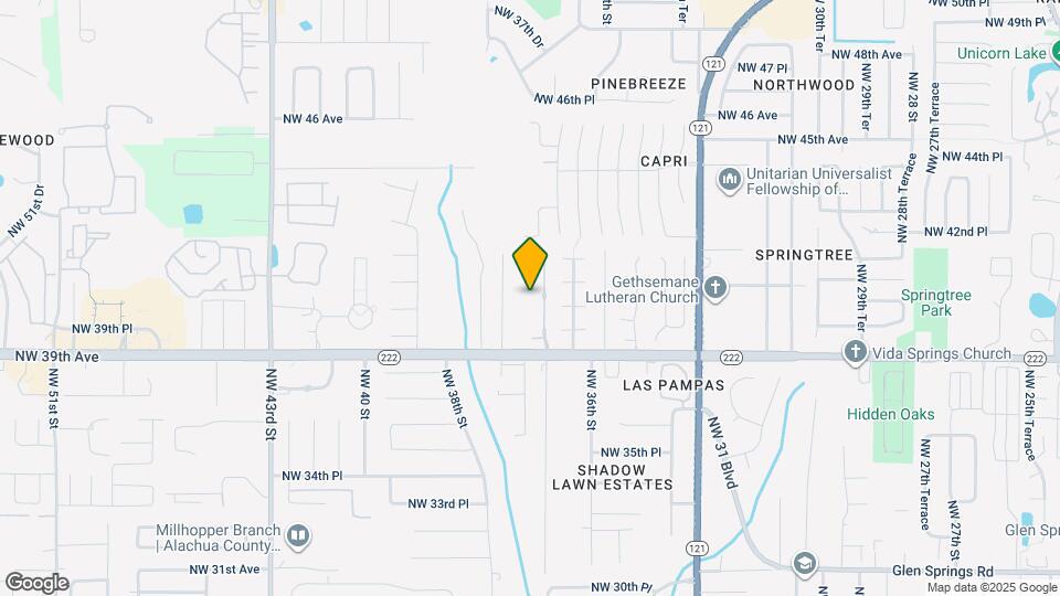 4035 NW 37th Dr Map and Location Details