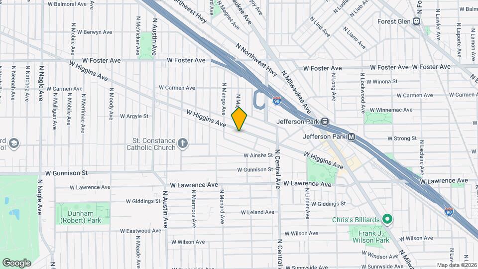 5691 W Higgins Ave, Unit 3W Map and Location Details