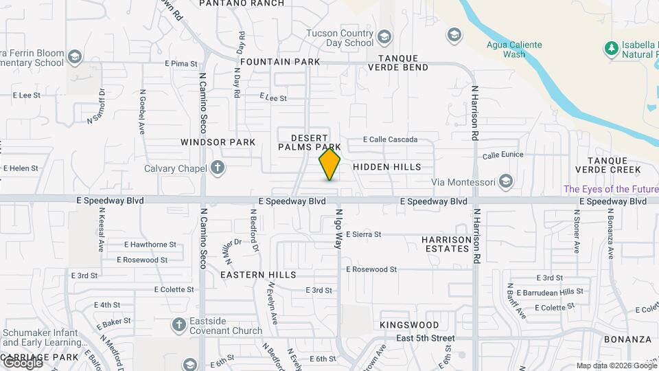 9061 E Palms Park Dr Map and Location Details