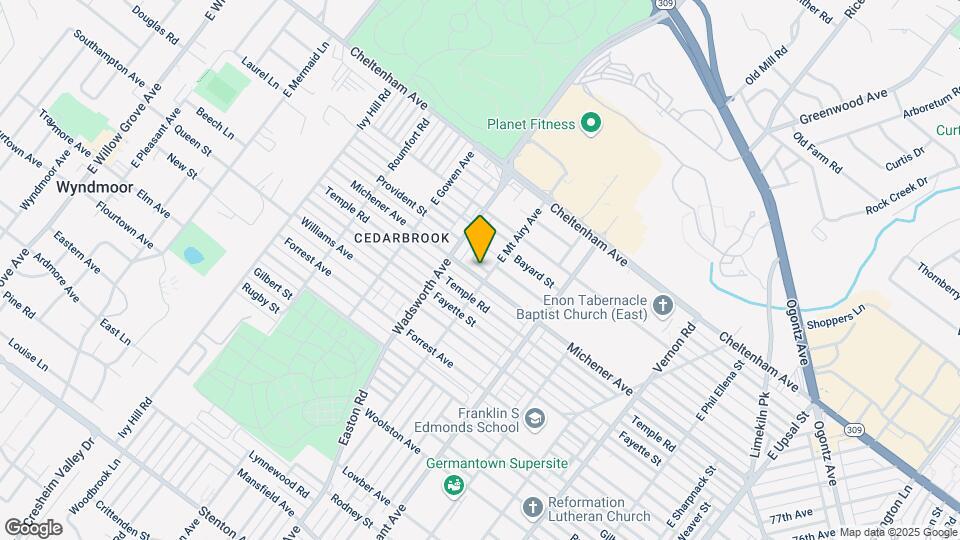 8305-7 Michener Ave-Unit -D Map and Location Details