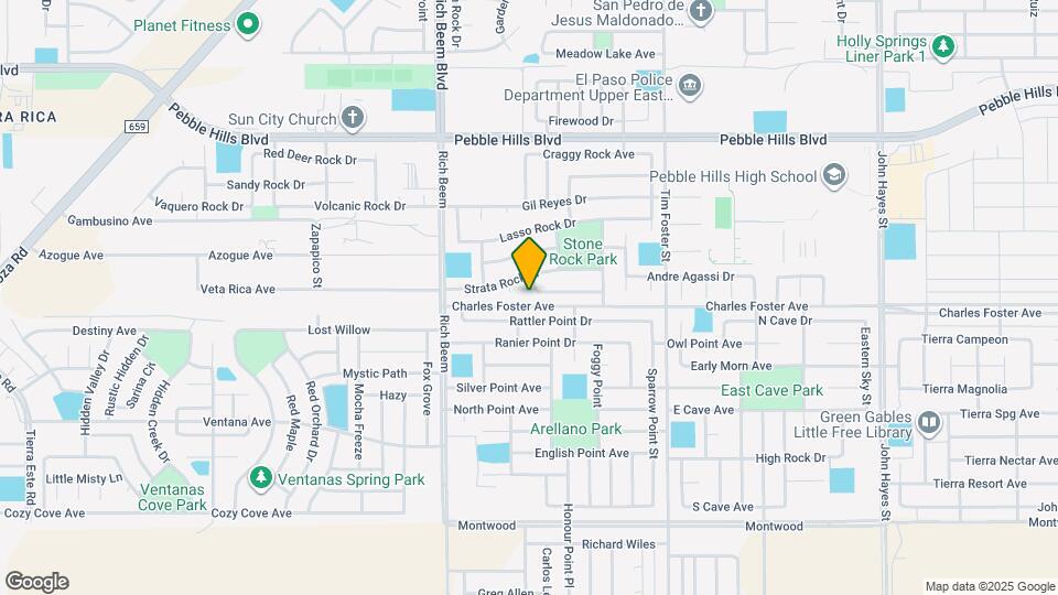 14209 Trigger Rock Ln Map and Location Details