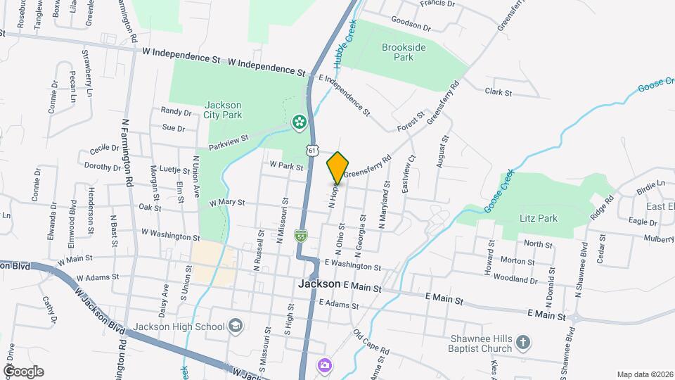 534 N Hope St Map and Location Details