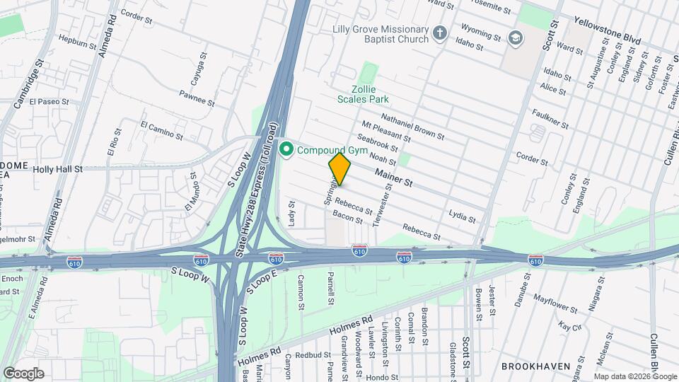 3502 Goodhope St Mapa y Detalles de la Ubicación