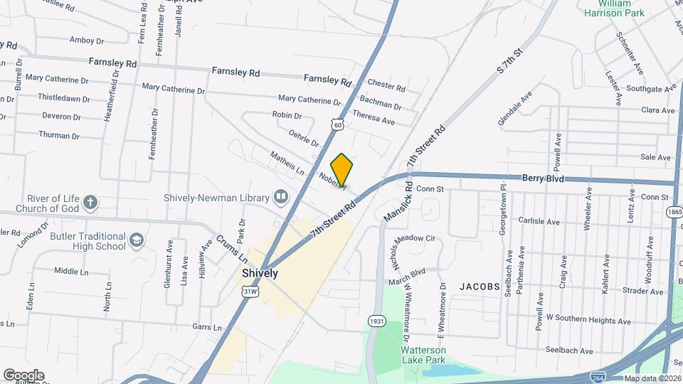 1714 Nobel Plz, Unit #1 Map and Location Details