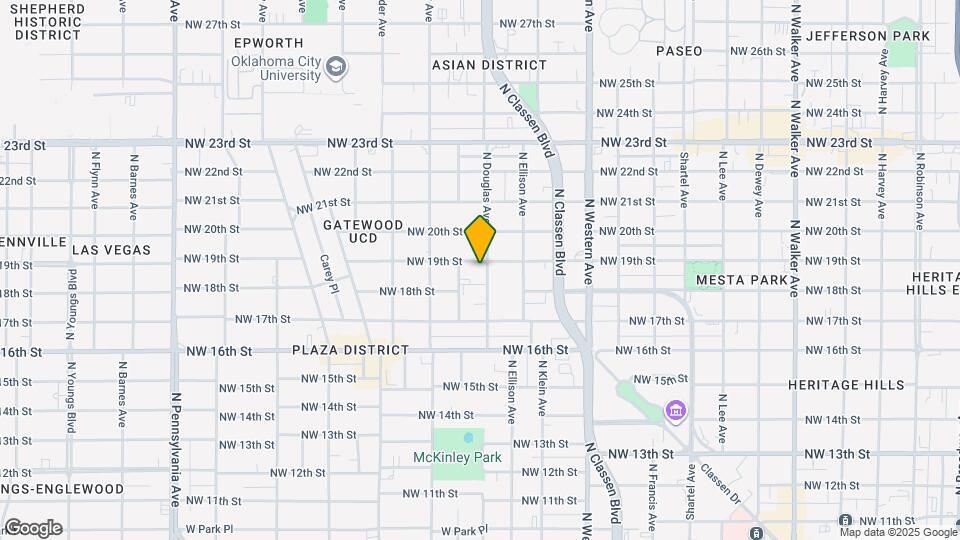 1406 NW 19th St-Unit -N/A Map and Location Details