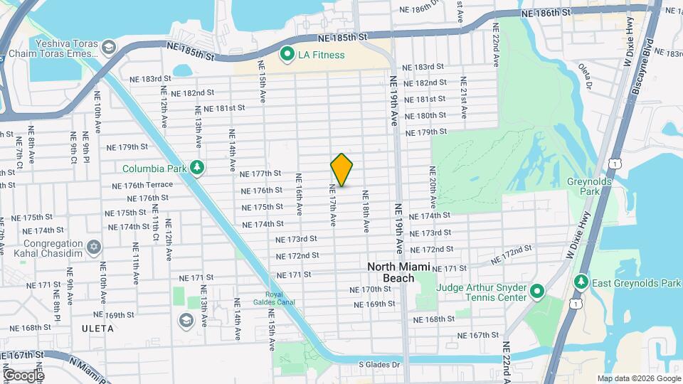 1724 NE 176th St Map and Location Details