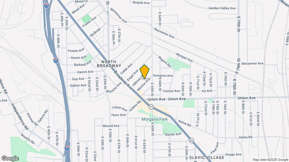 6153 Morton Ave Map and Location Details