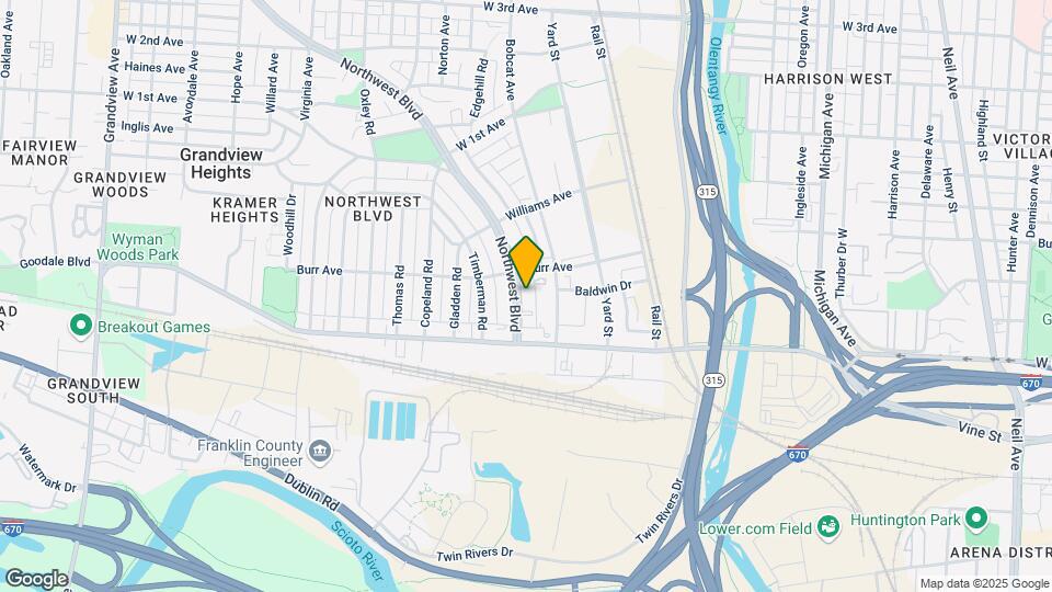800-816 Northwest Blvd Mapa y Detalles de la Ubicación