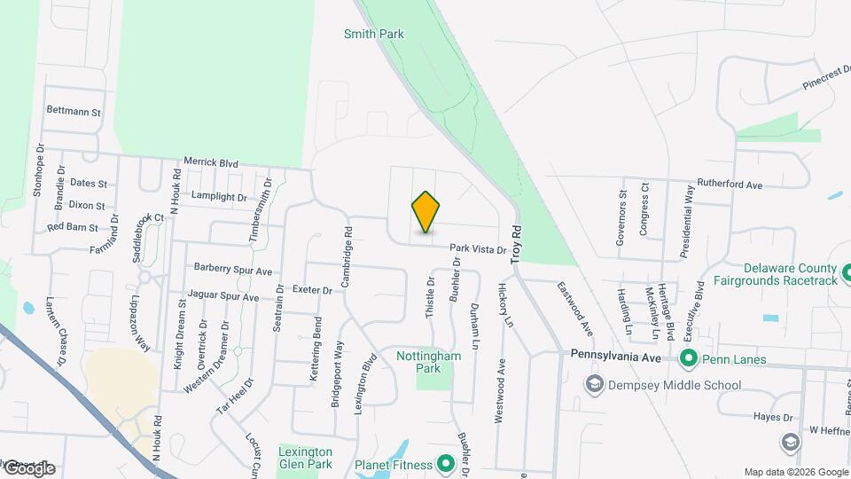 448 Park Vista Dr Map and Location Details