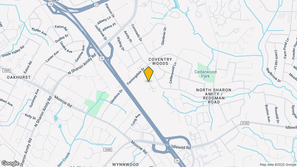 6835 Farmingdale Dr Map and Location Details
