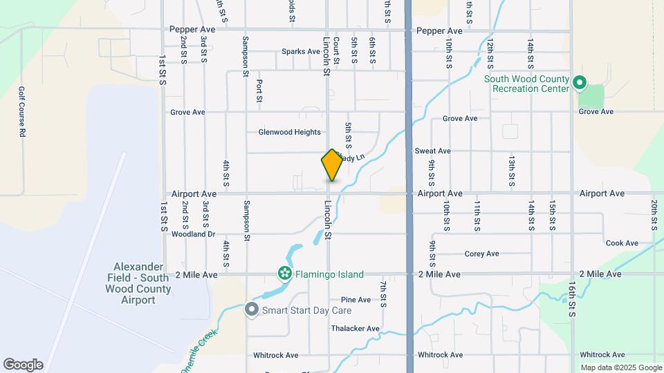 481 Airport Ave Map and Location Details