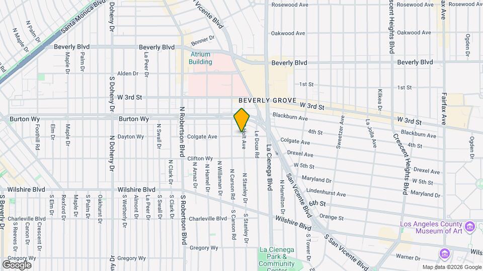 8563 Colgate Ave, Unit 5 Map and Location Details