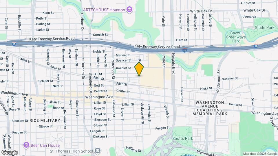 1285 Bonner St Map and Location Details