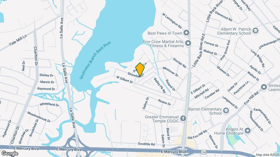 323 Shoreline Dr Map and Location Details