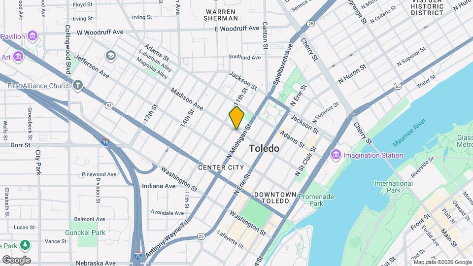 911 Madison Ave Map and Location Details