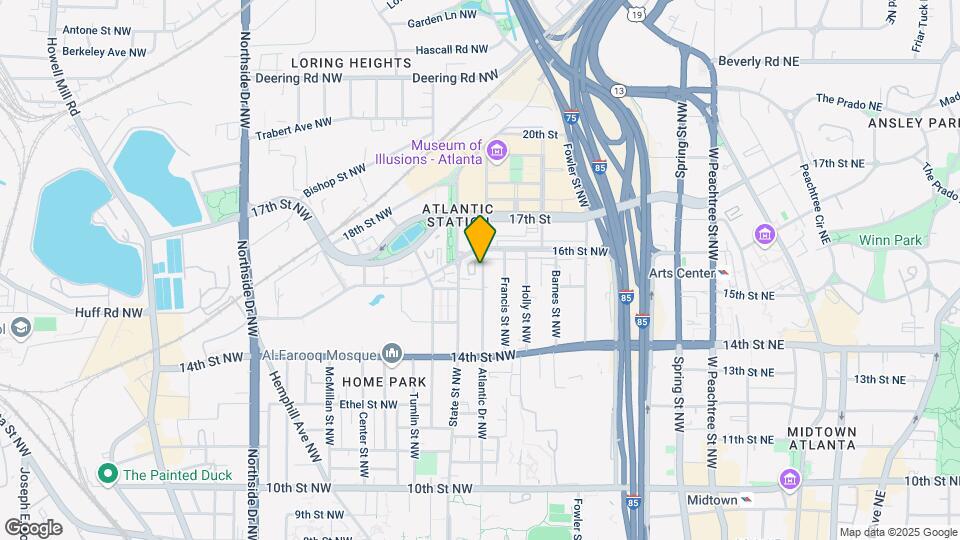 1284 Atlantic Dr NW Map and Location Details