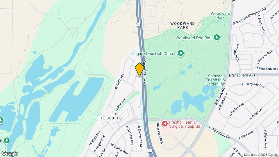 8888 N Del Mar Ave Map and Location Details