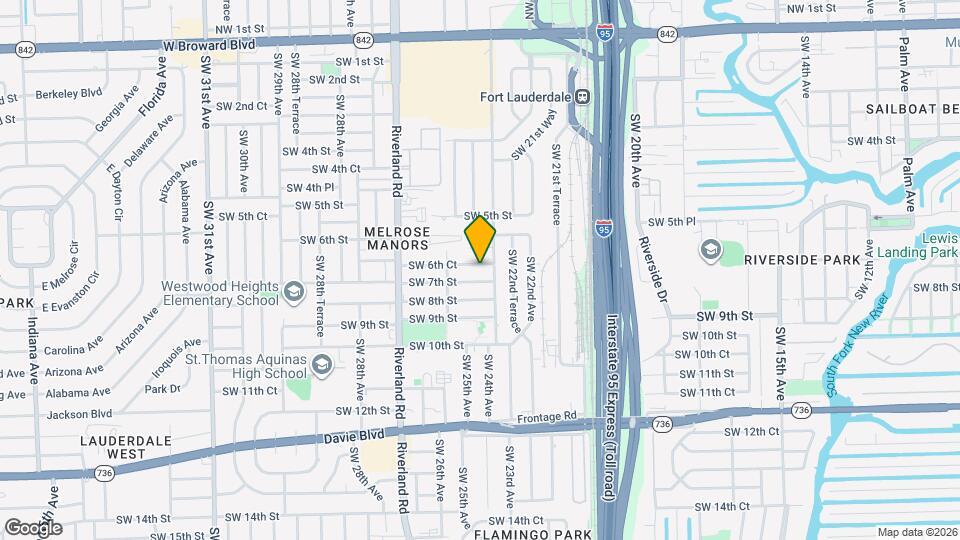 2418 SW 6th Ct Map and Location Details