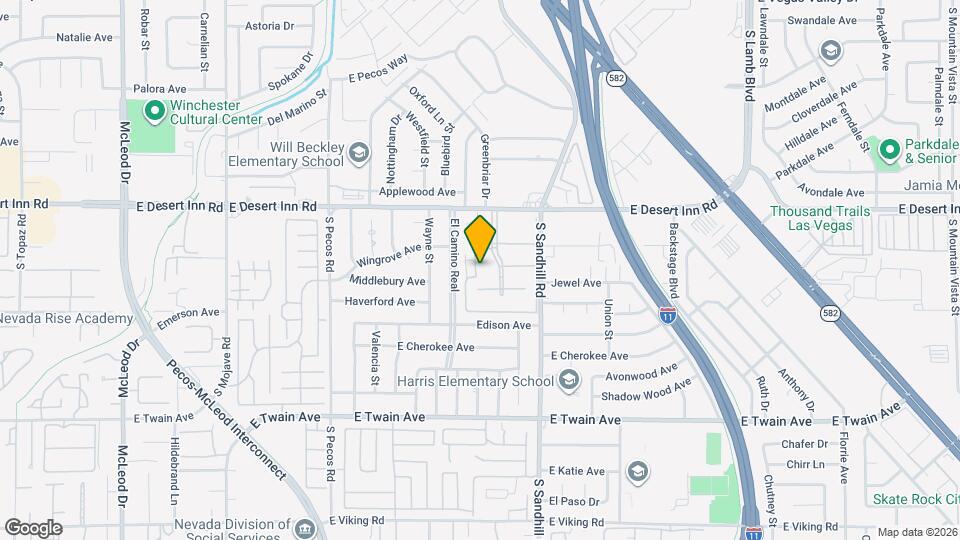 3412 Townhouse Dr Map and Location Details