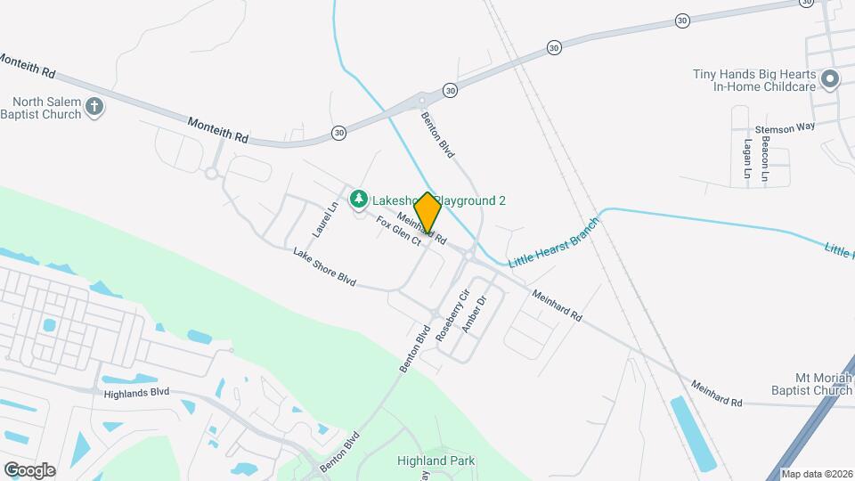 159 Fox Glen Ct Map and Location Details