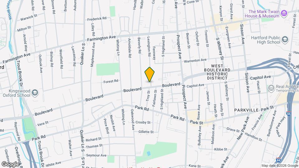 1126 Boulevard Map and Location Details