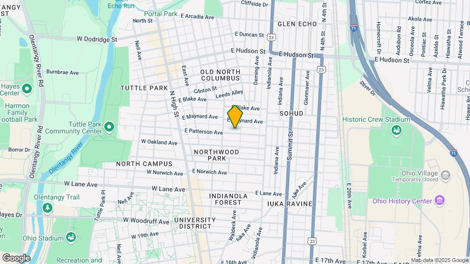 170 E Patterson Ave Mapa y Detalles de la Ubicación