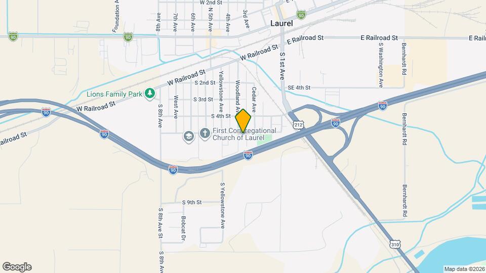 501 Woodland Ave Map and Location Details