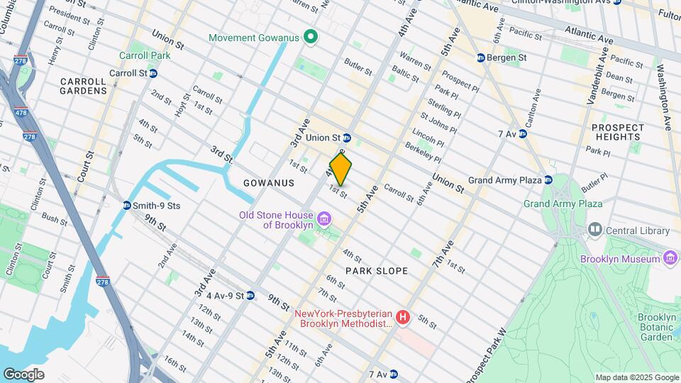 277 1st St Map and Location Details