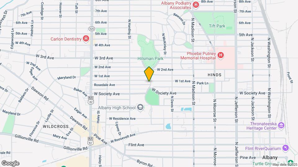 801 N Van Buren St Map and Location Details