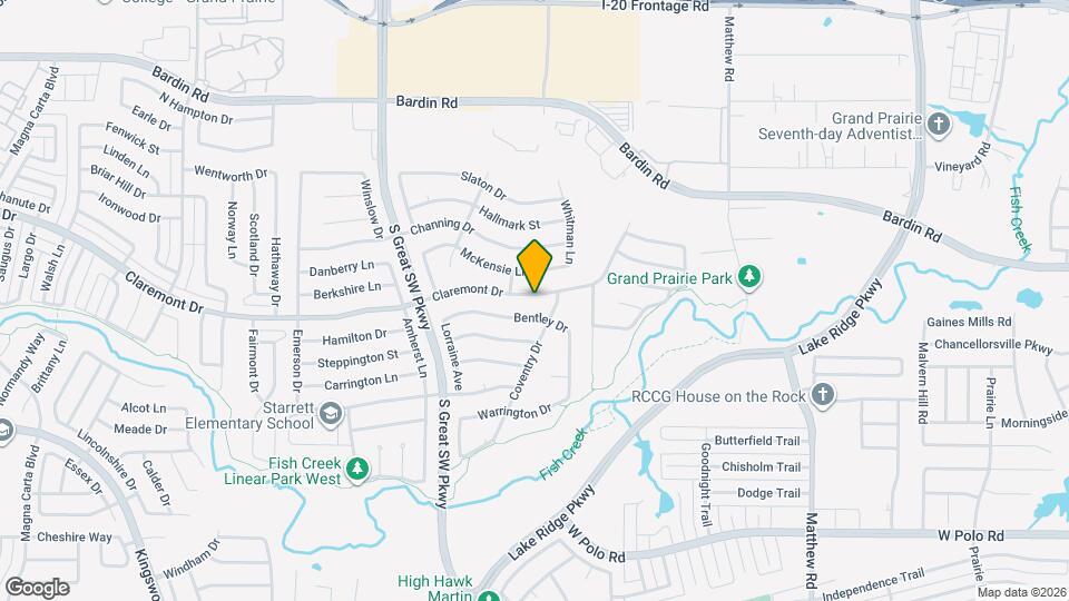 2413 Claremont Dr, Unit 1814 Map and Location Details