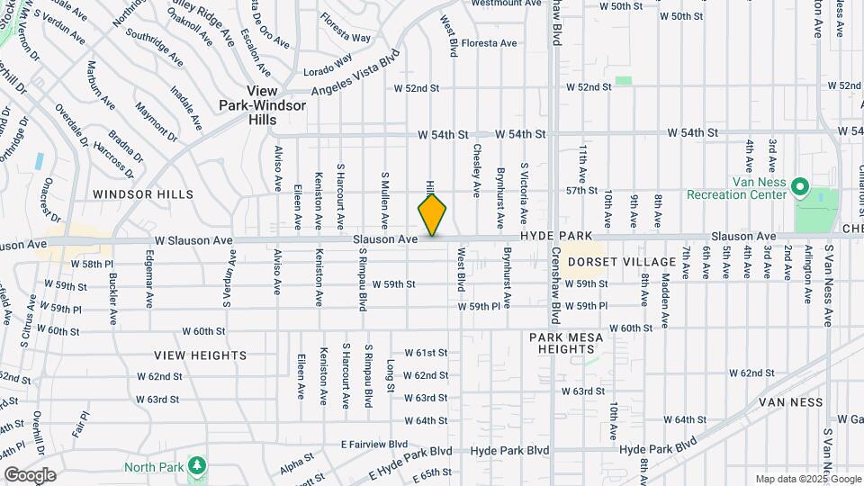 3638 W Slauson Ave Map and Location Details