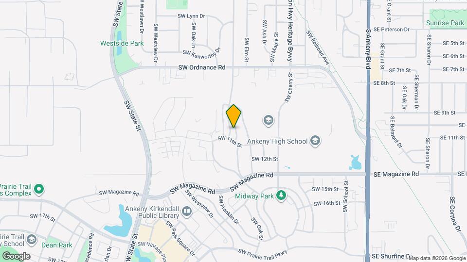 1025 SW Des Moines St Map and Location Details