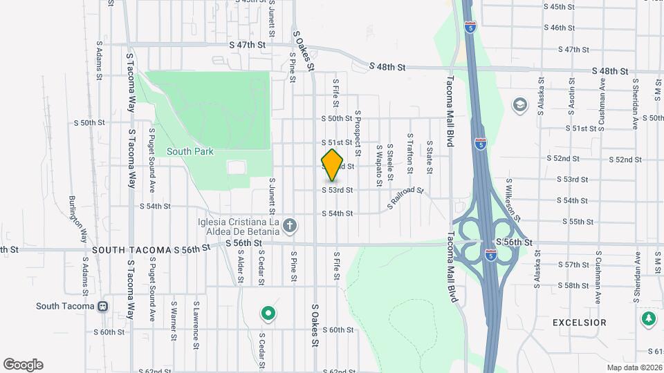 2601 S 53rd St Map and Location Details