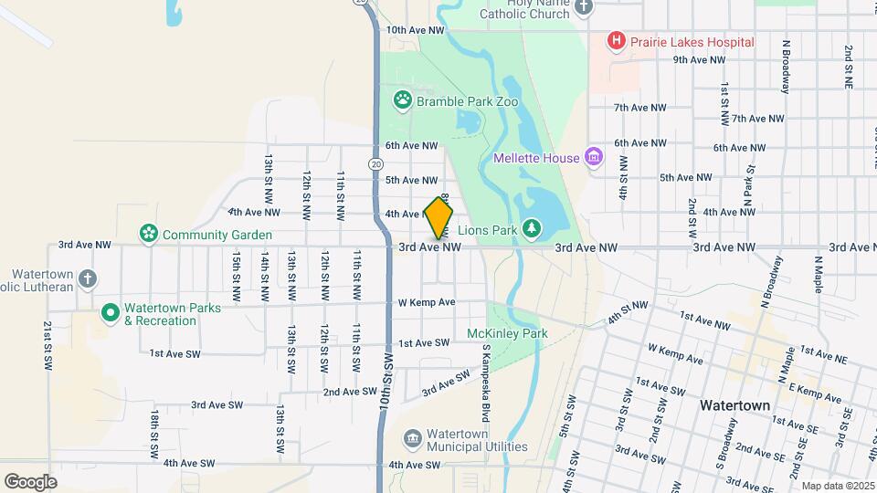 825 3rd Ave NW Map and Location Details