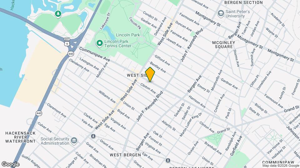 763 Communipaw Ave Map and Location Details