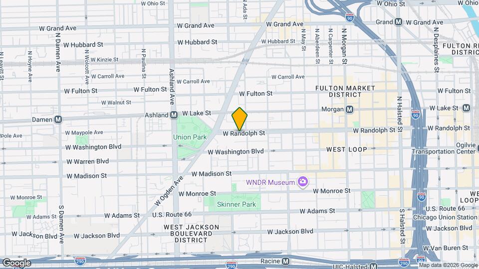 1379 W Randolph St Map and Location Details