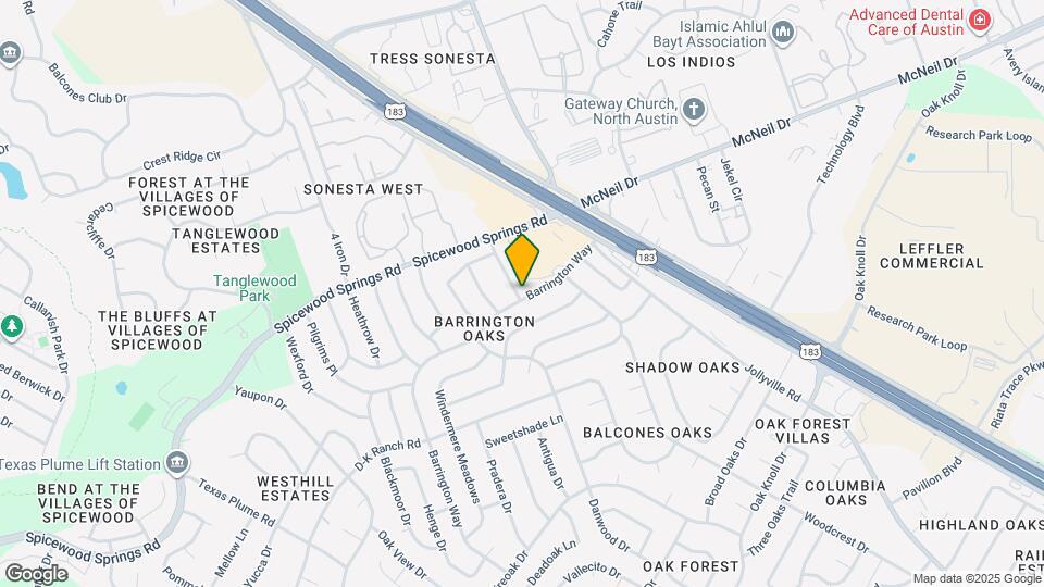 7801 Parliament Pl Map and Location Details