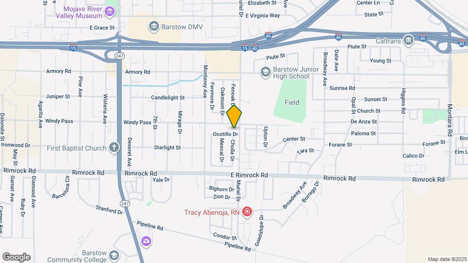941 Ocotillo Dr Map and Location Details