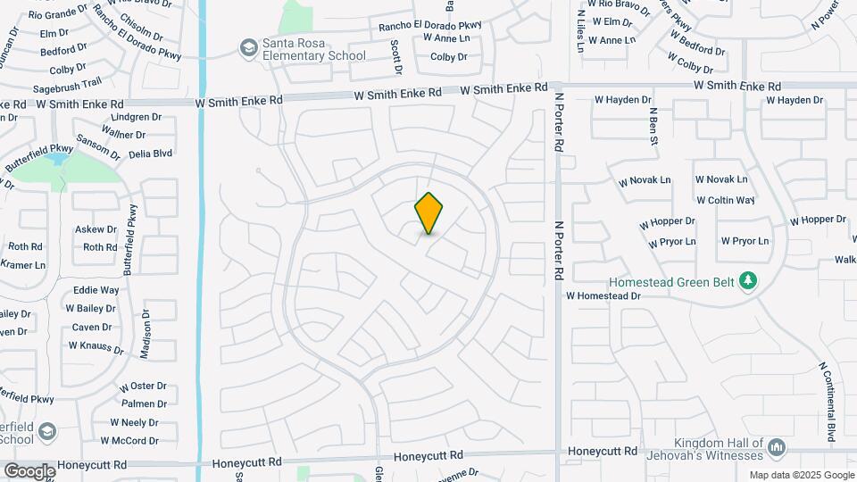 20580 N Confetti Ct Map and Location Details