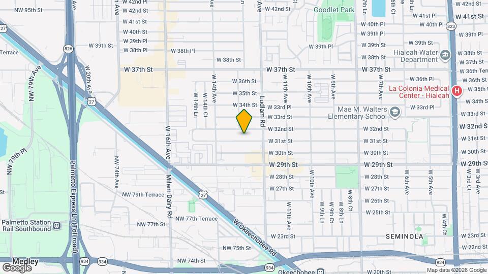 1275 W 31st St Map and Location Details