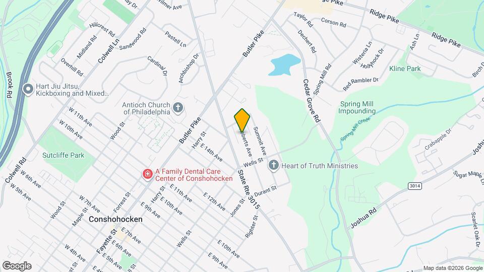 235 Roberts Ave Map and Location Details