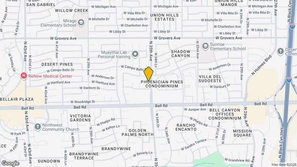 17213 N 35th Dr Mapa y Detalles de la Ubicación