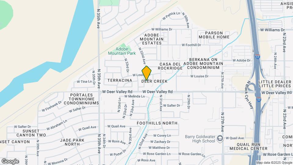 21831 N 32nd Ave Map and Location Details