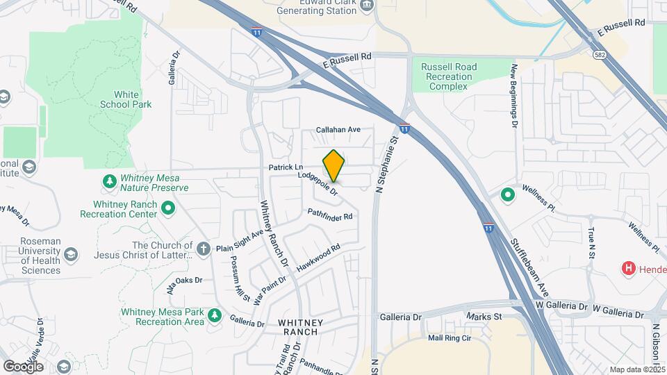 1424 Lodgepole Dr Map and Location Details