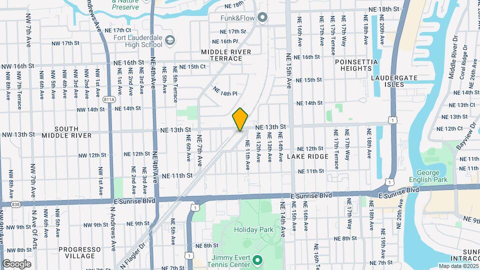 1255 N Flagler Dr Map and Location Details