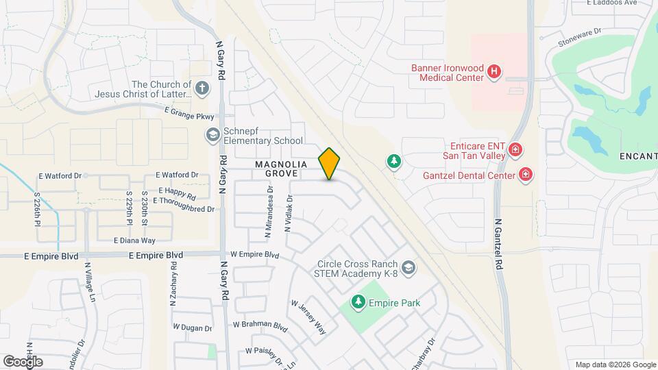 943 W Danish Red Trail Mapa y Detalles de la Ubicación