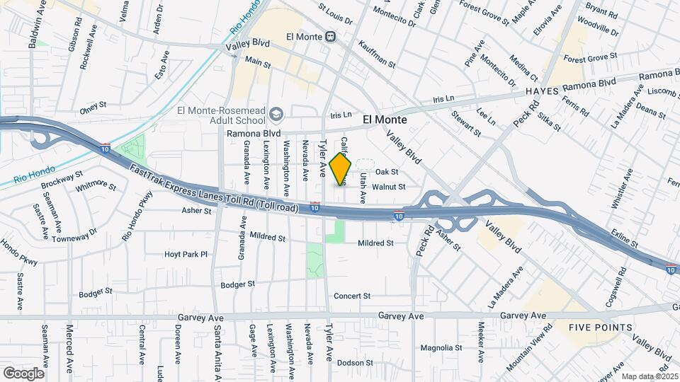 3335 California Ave Mapa y Detalles de la Ubicación