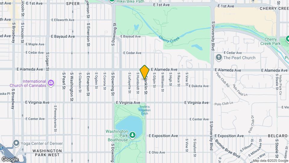 371 S Franklin St Map and Location Details